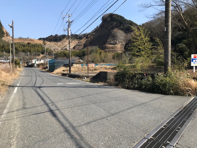 君津市大野台 土地 売地 現地写真 接道状況
